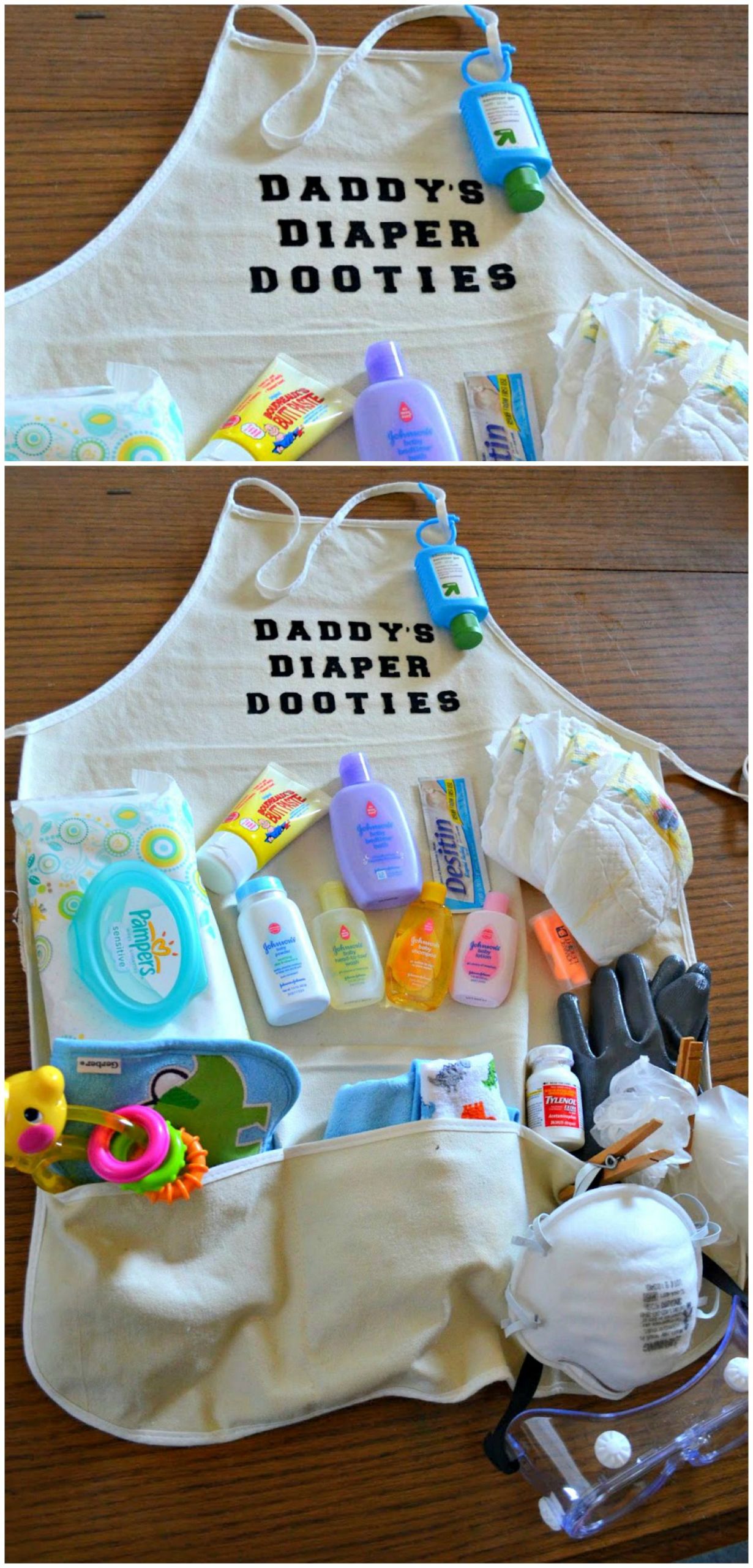 Diaper Gift Ideas For Baby Shower
 Daddy s Diaper Dooties Packed with diapers wipes