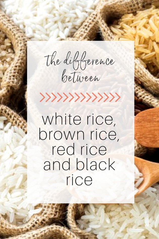 Difference Between White And Brown Rice
 The Difference Between White Brown And Red Rice