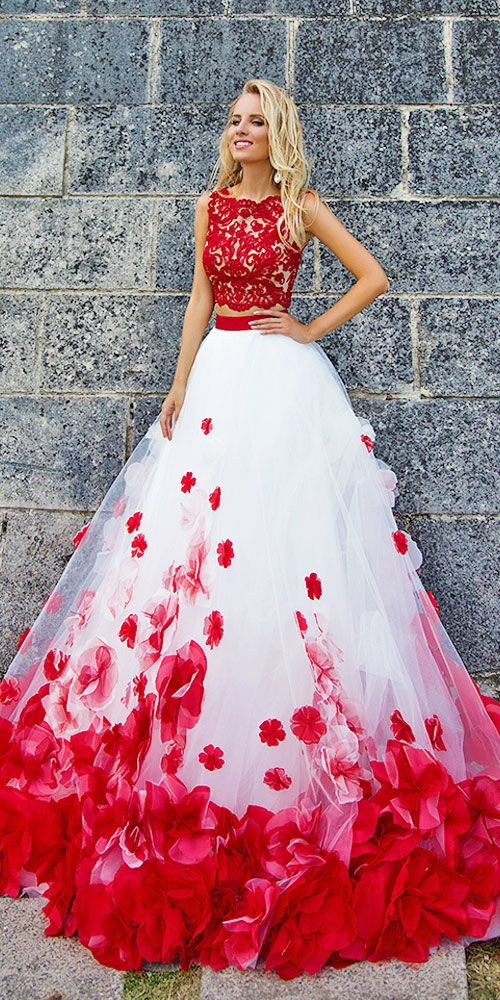 Different Colored Wedding Dresses
 24 Amazing Colourful Wedding Dresses For Non Traditional