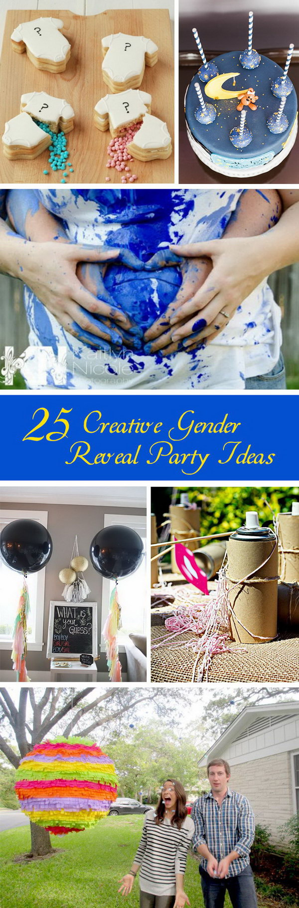 Different Gender Reveal Party Ideas
 25 Creative Gender Reveal Party Ideas Hative