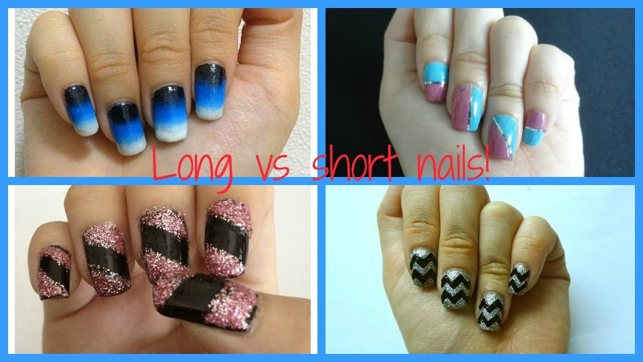 Different Nail Styles
 Different types of nail designs for long and short nails
