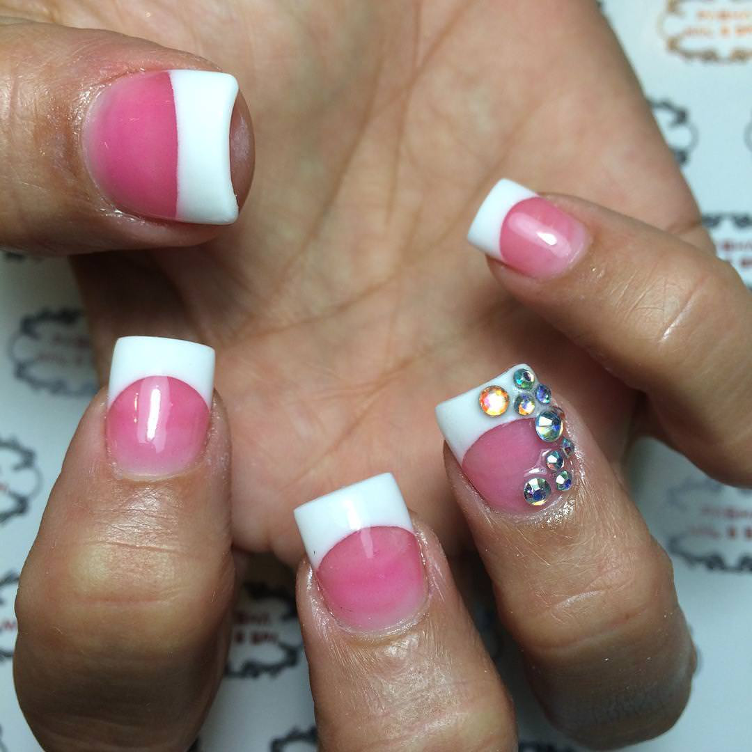 Different Nail Styles
 23 Pink & White Nail Art Designs Ideas