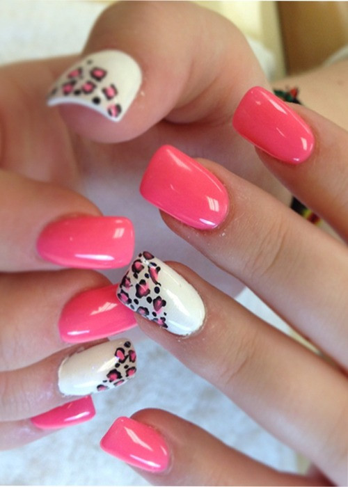 Different Nail Styles
 Different Styled Pink Vintage Nail Art Design Fashion Fill