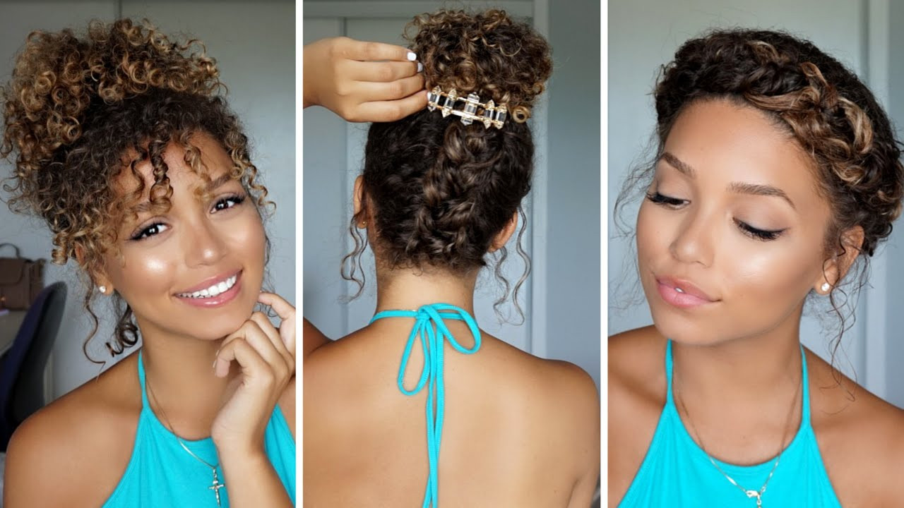 Different Natural Hairstyles
 3 Summer Hairstyles for Curly Hair