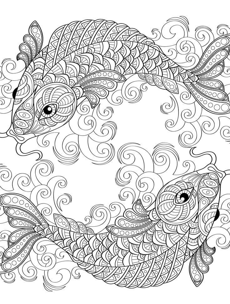 Difficult Coloring Pages For Adults
 Coloring Pages For Adults Difficult Animals 11