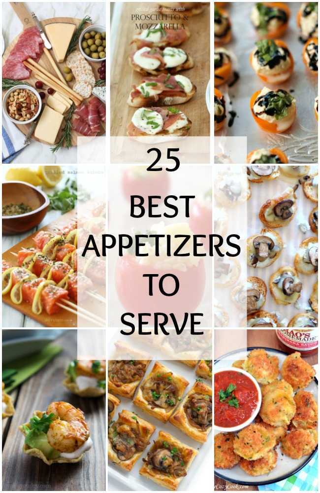 Dinner Party Appetizers Ideas
 25 BEST Appetizers to Serve for Holiday Party Entertaining