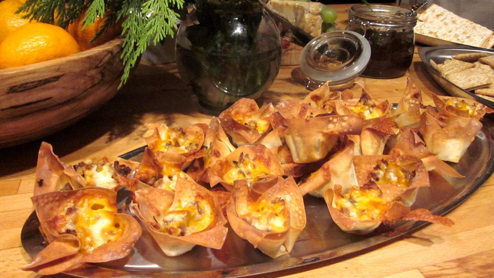 Dinner Party Appetizers Ideas
 What s for dinner Wonton wrapper appetizer