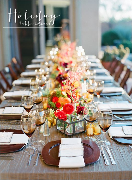 Dinner Party Decorating Ideas On A Budget
 Fall Table Decor Ideas
