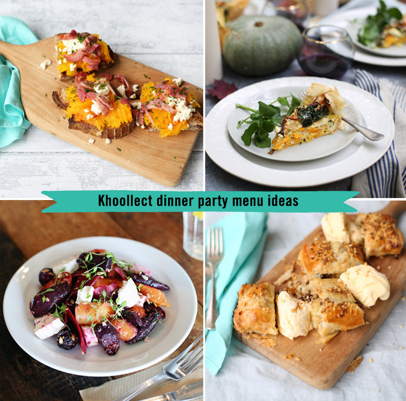 Dinner Party Ideas Menu
 The Khoollect dinner party menu