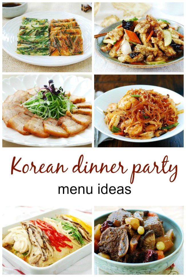 Dinner Party Ideas Menu
 Menus for Korean Dinner Parties Korean Bapsang