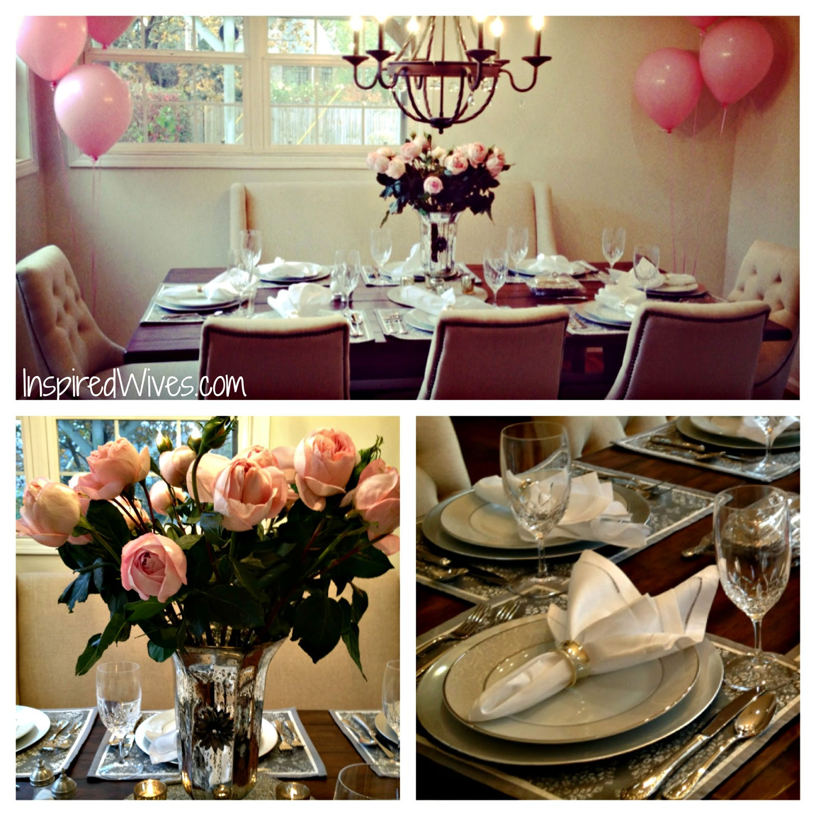 Dinner Party Theme Ideas For Adults
 Inspired I Dos Elegant Dinner Party Think Pink