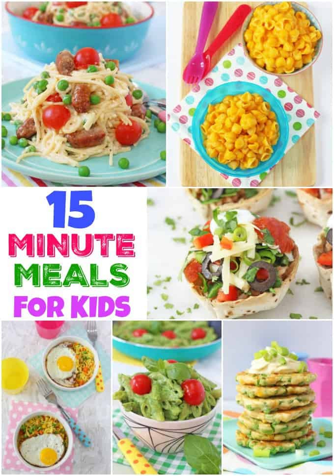 Dinners For Kids
 15 The Best 15 Minute or less Kid s Dinners My