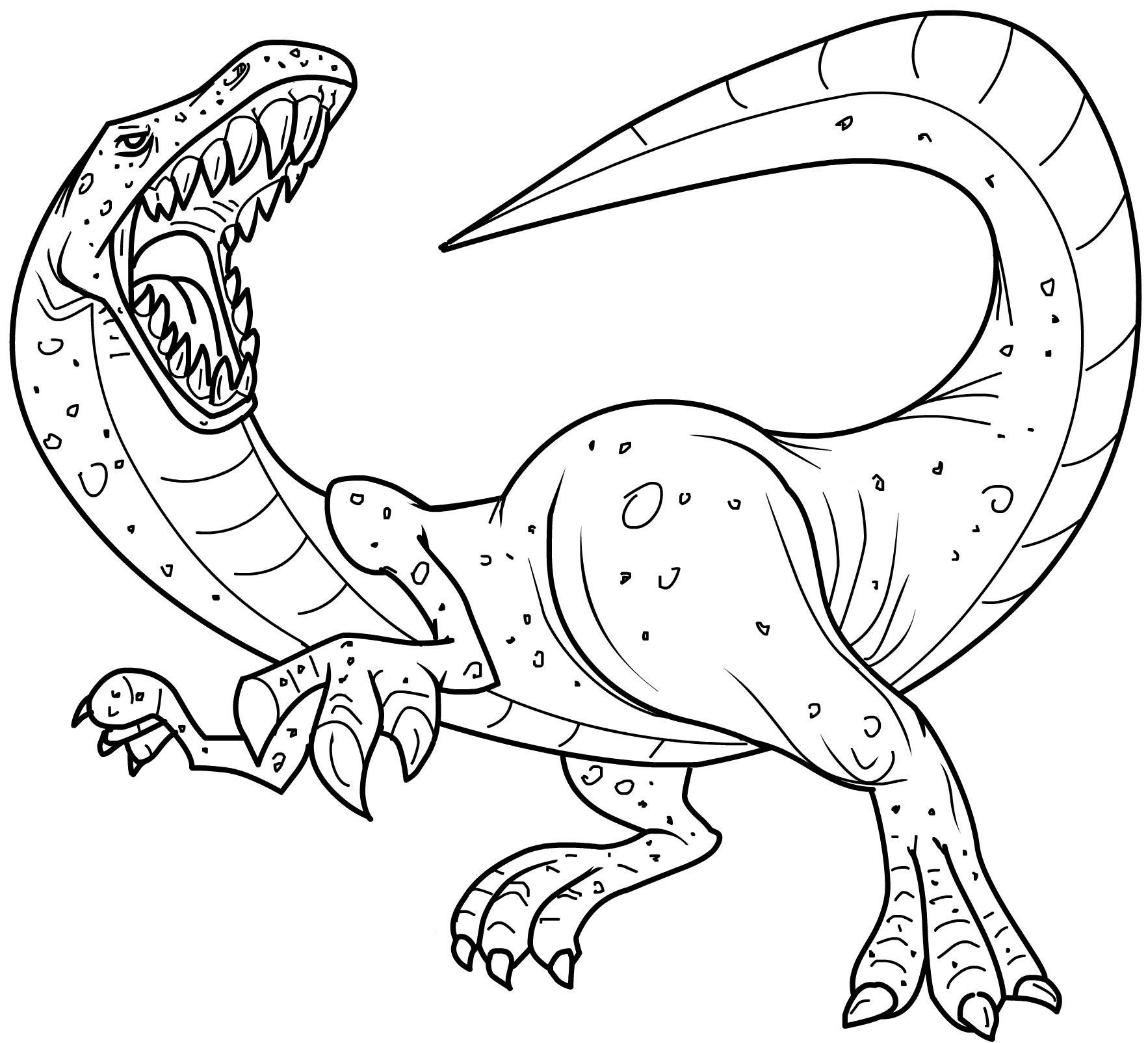 Dinosaur Coloring Pages For Toddlers
 Free Printable Dinosaur Coloring Pages For Kids
