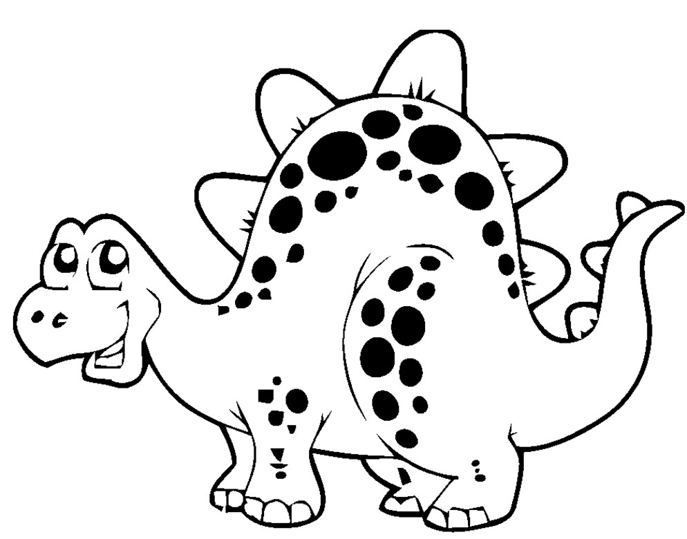 Dinosaur Coloring Pages For Toddlers
 Coloring Town