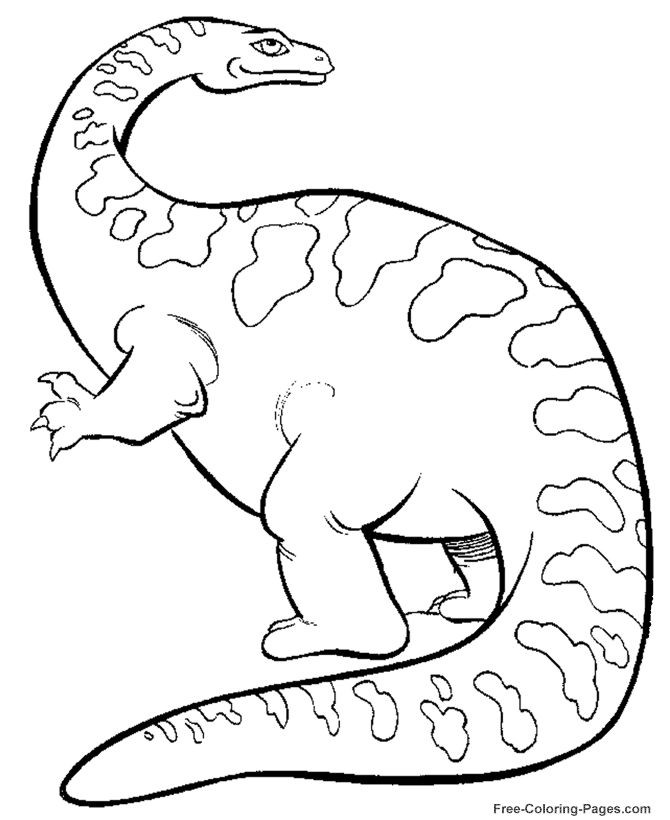 Dinosaur Coloring Pages For Toddlers
 18 best Coloring Dinosaurs images on Pinterest