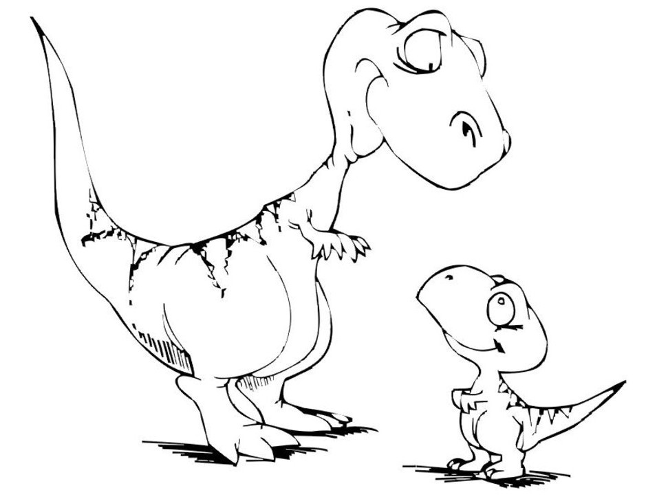 Dinosaur Coloring Pages For Toddlers
 Dinosaur Coloring Pages Free Printable Coloring