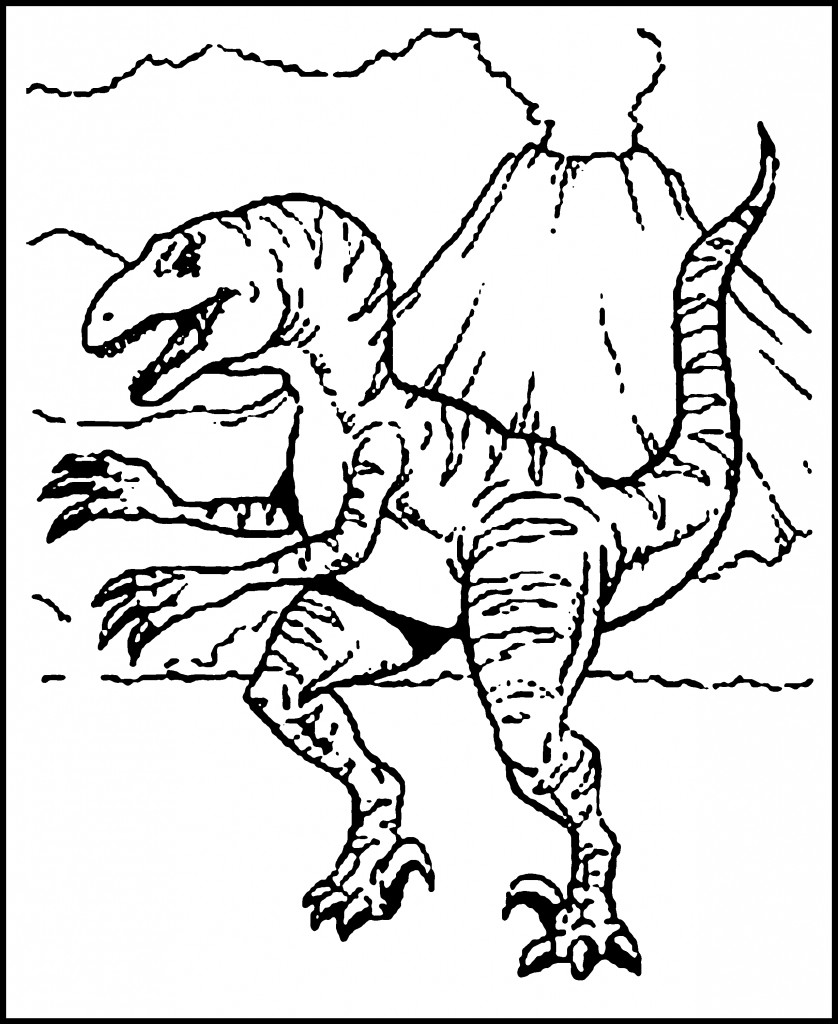 Dinosaur Coloring Pages For Toddlers
 Free Printable Dinosaur Coloring Pages For Kids