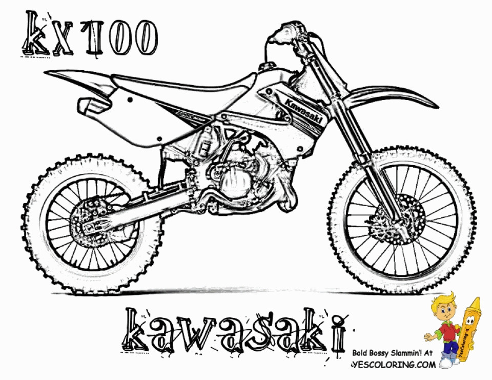 Dirt Bike Coloring Pages Boys
 Get This Free Dirt Bike Coloring Pages for Kids yy6l0
