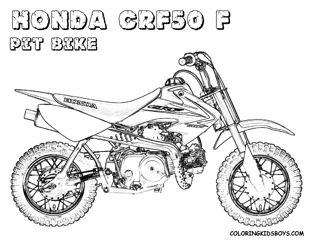 Dirt Bike Coloring Pages Boys
 Cool Kids Dirtbike Print Outs Motocross