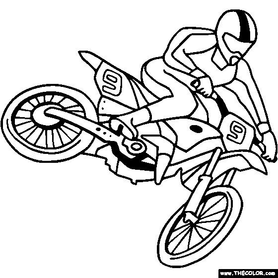 Dirt Bike Coloring Pages Boys
 55 best Coloring pages images on Pinterest