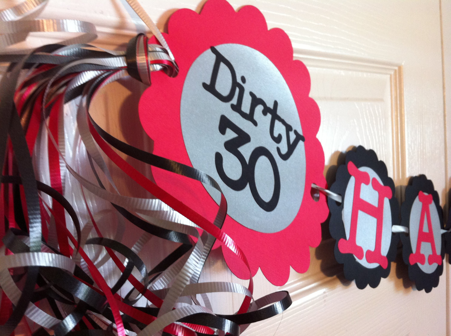 Dirty 30 Birthday Quotes
 30th Birthday Decorations Dirty Thirty Personalization