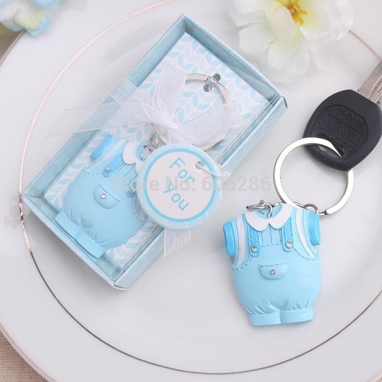 Discount Baby Shower Party Supply
 Wholesale 100pcs lot Cute Baby Themed Keychain Favors For