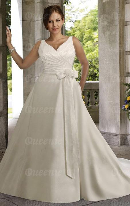 Discount Plus Size Wedding Dresses
 Queeniewedding Cheap Long Discount Plus Size Wedding