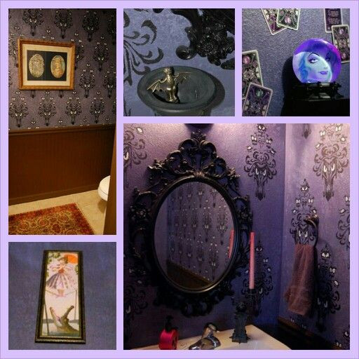Disney Bathroom Decor
 My Haunted Mansion bathroom