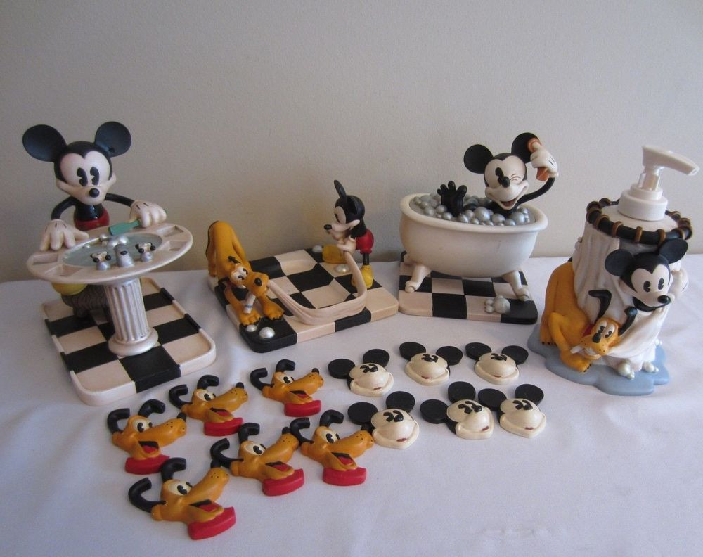Disney Bathroom Decor
 Disney Springs Vintage Mickey Mouse Hand Painted Bathroom