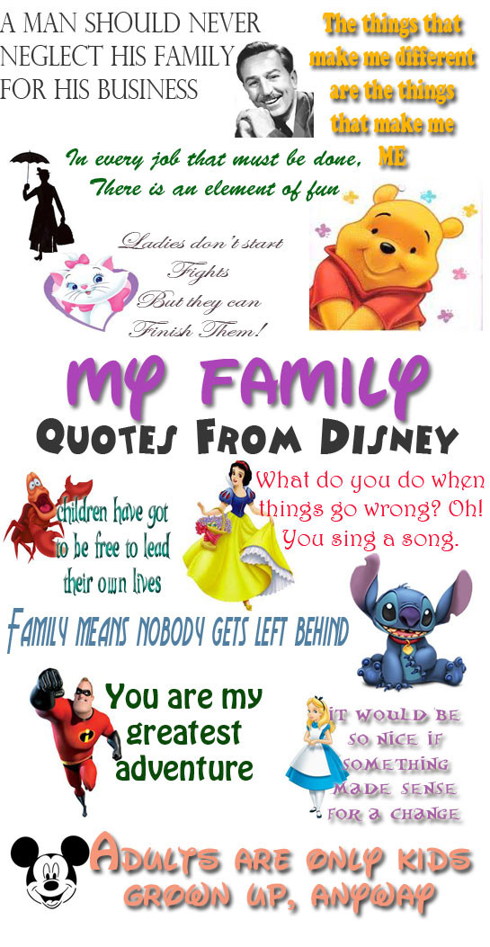Disney Family Quote
 Disney Movie Quotes About Family QuotesGram