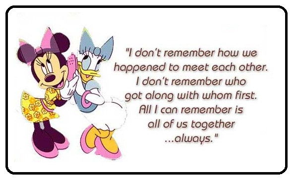 Disney Friendship Quotes
 Cute Disney Quotes About Friendship QuotesGram