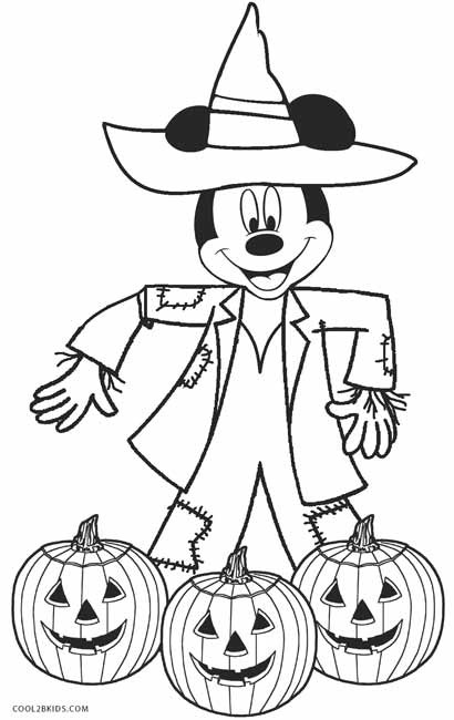 Disney Halloween Coloring Pages Printable
 Printable Disney Coloring Pages For Kids