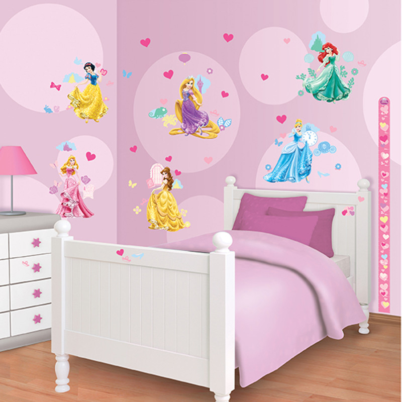 Disney Princess Bedroom Decor
 Walltastic Disney Princess Room Decor Kit