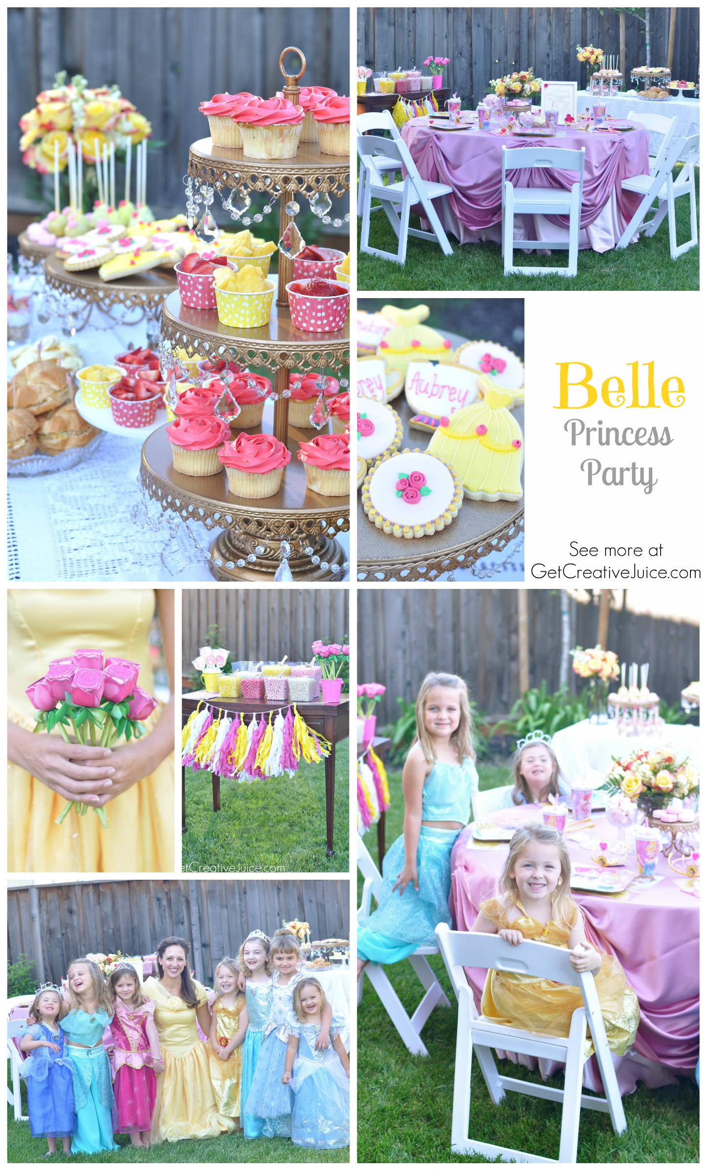 Disney Princess Party Food Ideas
 Disney Princess Party with Belle Part 2 Creative Juice