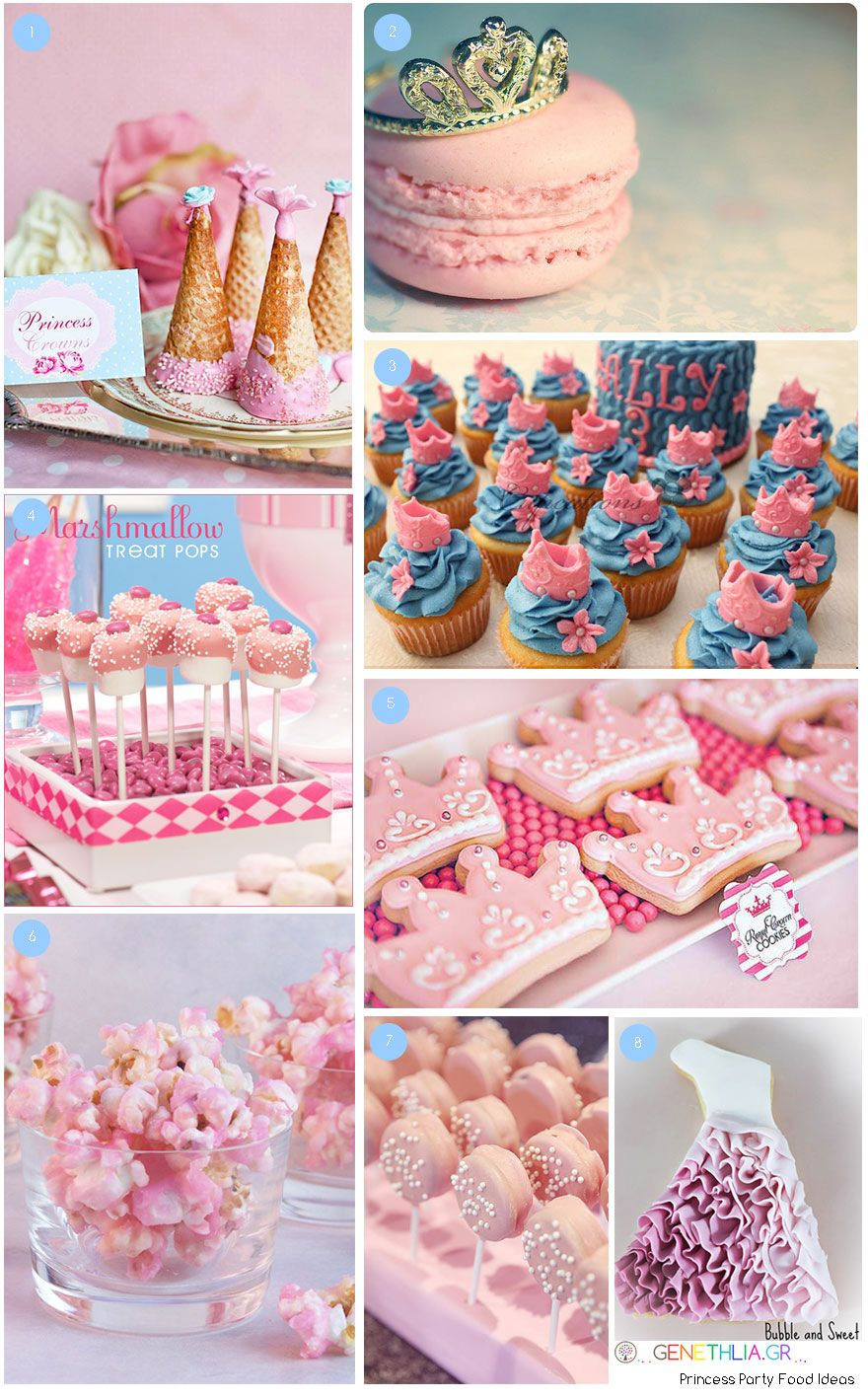Disney Princess Party Food Ideas
 Princess Party Food Ideas Pink popcorn pink chocolate