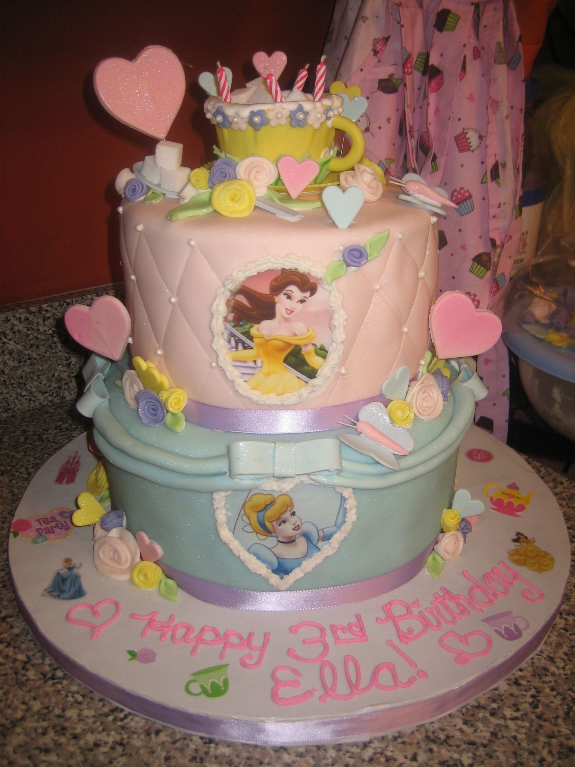 Disney Princess Tea Party Ideas
 Disney Princess Tea Party Birthday Cake