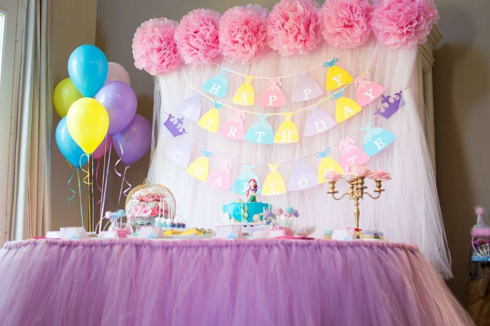 Disney Princess Tea Party Ideas
 Disney Princess Birthday Party Ideas