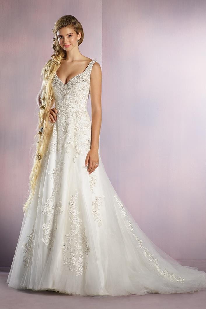 Disney Wedding Dresses
 Rapunzel Wedding Dress from Alfred Angelo Disney Fairy