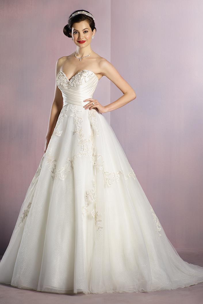 Disney Wedding Gown
 Snow White Wedding Dress from Alfred Angelo Disney Fairy