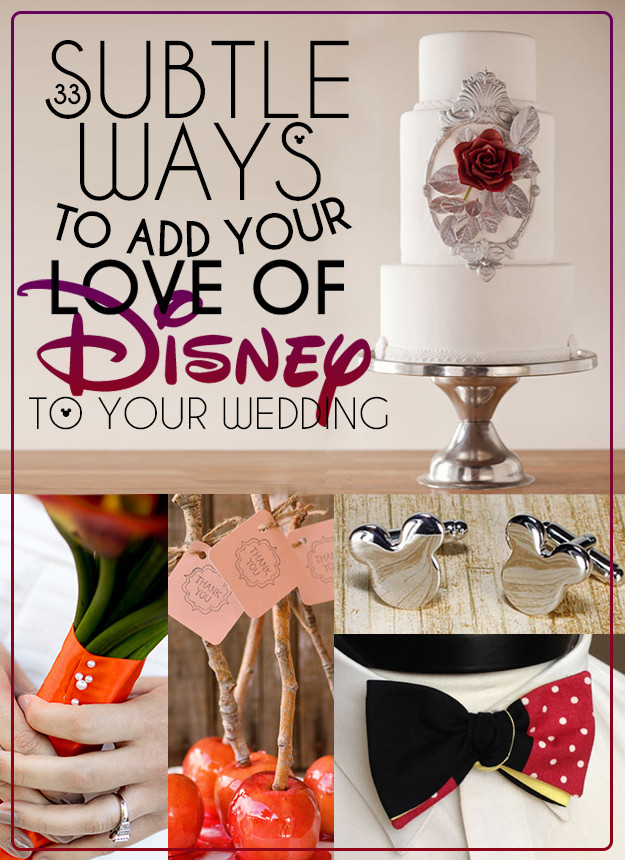 Disney Wedding Theme
 Disney Themed Wedding Ideas