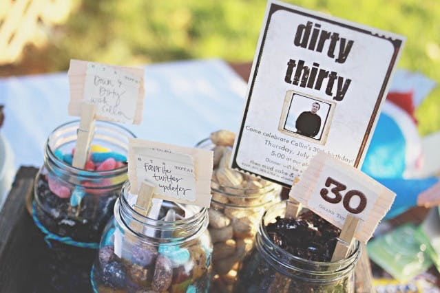 DIY 30Th Birthday Decorations
 16 Themes for Your 30th Birthday Party