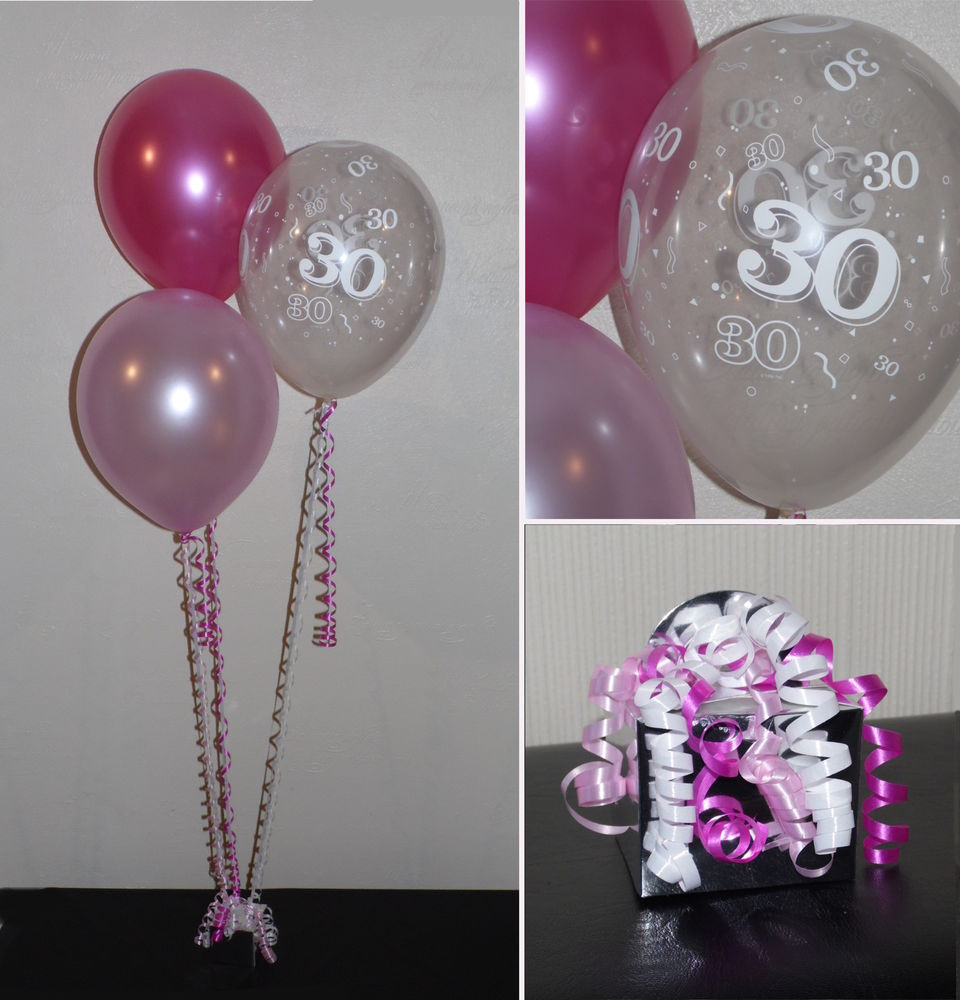 DIY 30Th Birthday Decorations
 30th Birthday Balloons DIY Party Decoration Kit Clusters