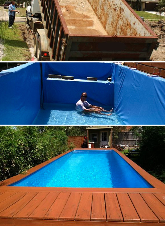 Diy Above Ground Swimming Pool
 7 DIY Swimming Pool Ideas and Designs From Big Builds to