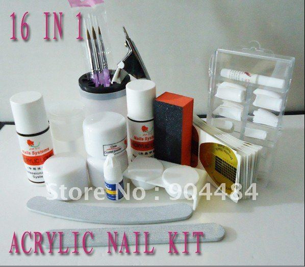 DIY Acrylic Nails Kit
 Acrylic Nail Kit 18in1 Full Set For Diy Fingernail Desgin