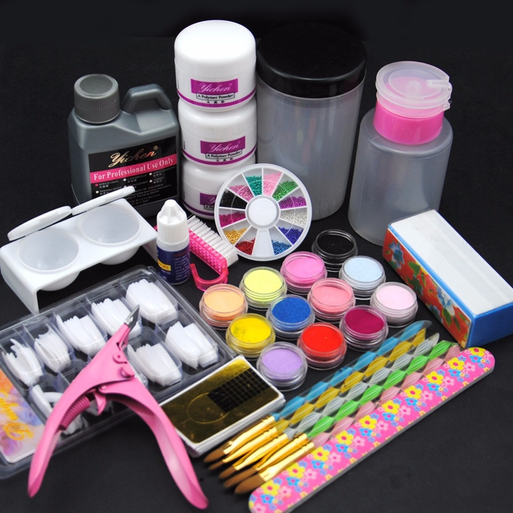 DIY Acrylic Nails Kit
 New Acrylic Nail Set Acrylic Liquid Powder Nail Art Tools