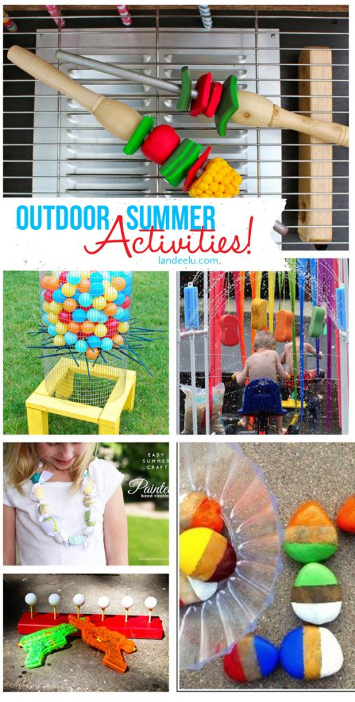 DIY Activities For Kids
 Outdoor DIY Summer Activities for Kids