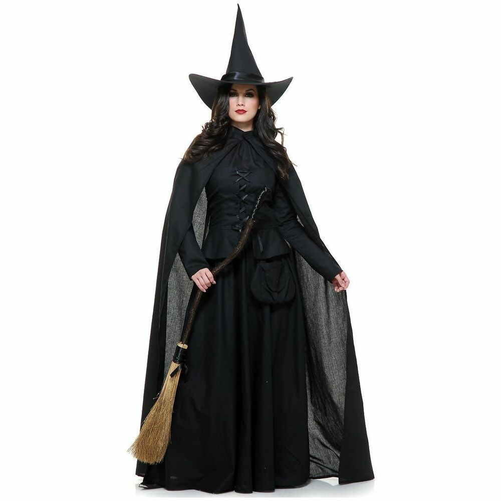 DIY Adult Witch Costume
 Charades Wicked Witch Spooky Scary Fancy Dress Up Adult