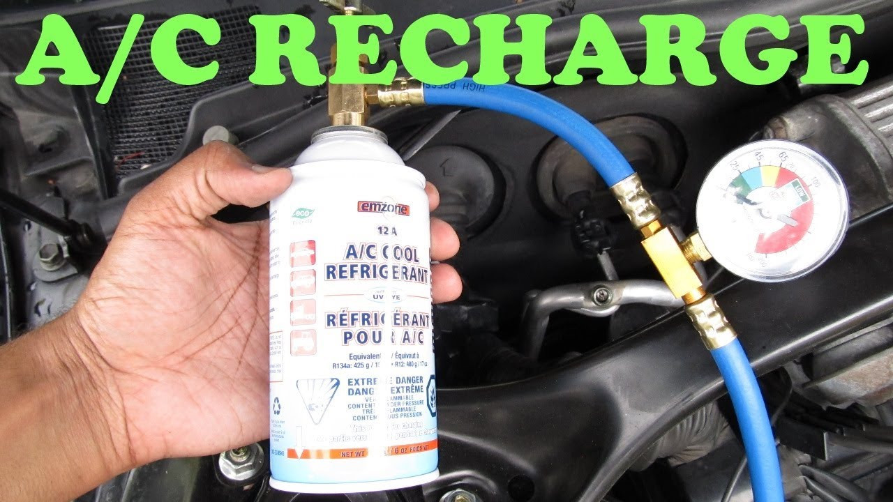 DIY Air Conditioning Recharge Kit
 How to Recharge an A C System