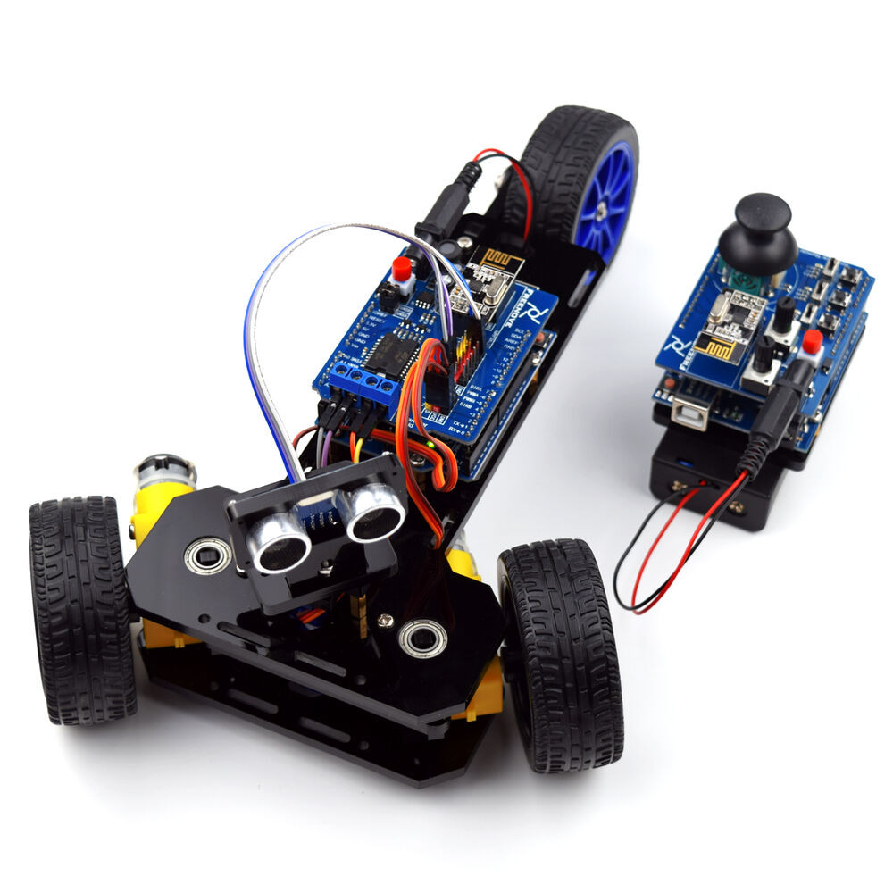 DIY Arduino Kit
 New DIY Wireless Telecontrol Three wheeled Smart Car Robot
