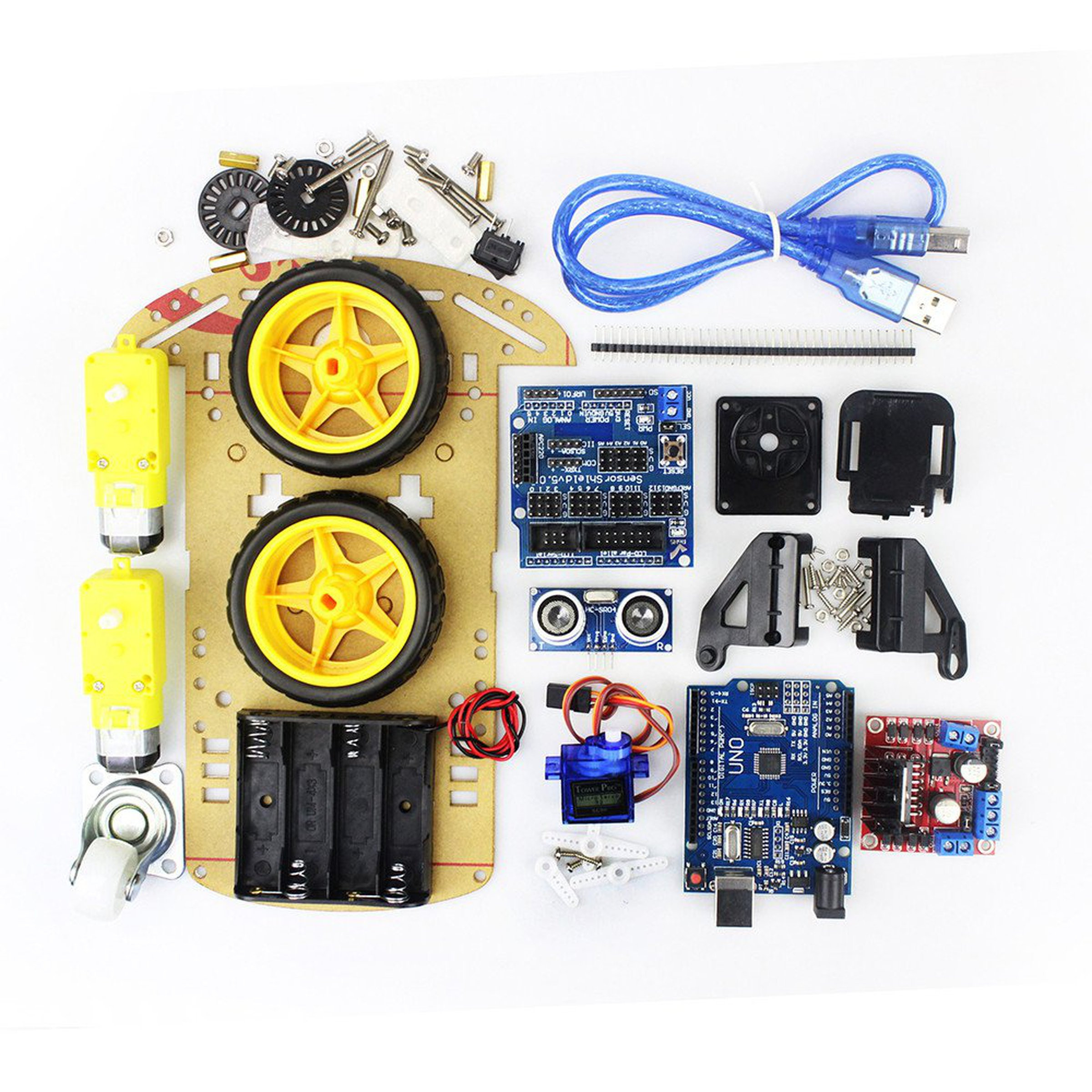 DIY Arduino Kit
 Arduino DIY Smart Robot Car Kit from robotart on Tin